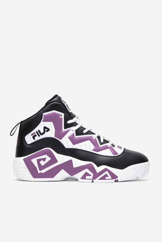 Fila Mb Black/Purple Sneakers Mens - NZ 31967-GZSV